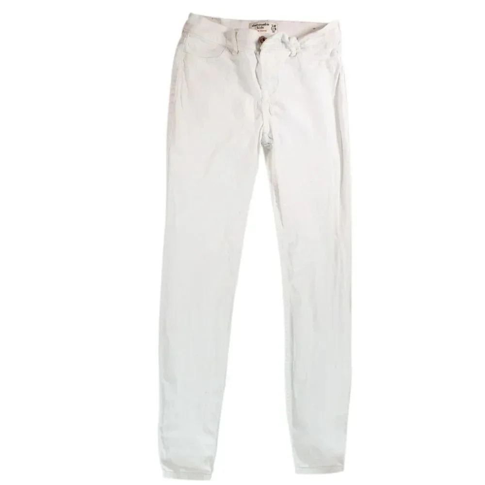 Abercrombie Kids Skinny White Jeans